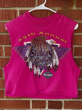 Harley-Davidson vintage Bright Pink Sturgis Rally